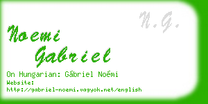 noemi gabriel business card